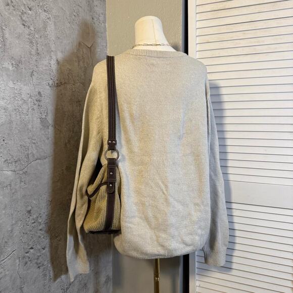 Cream Cable Knit Fall Sweater - Picture 5 of 6